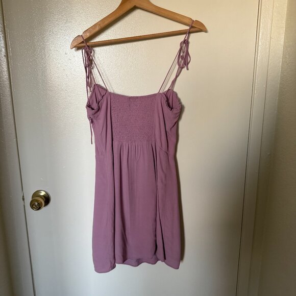 Aritzia Wilfred Fable Bustier Mini Dress In Orchid Petal US 8 - Picture 7 of 7
